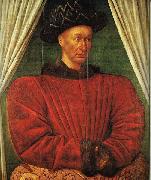 Portrait of Charles VII of France Jean Fouquet